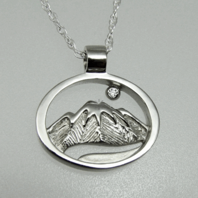 MOON RIVER IN STERLING WITH MOISSANITE