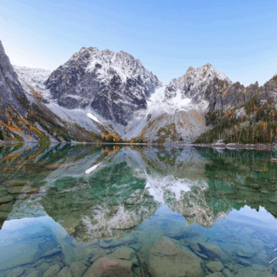 Perfect Calm at Colchuck Lake